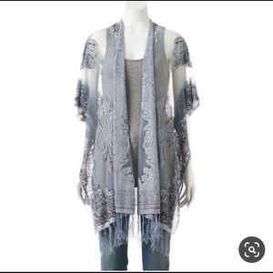 Lightweight floral cardigan